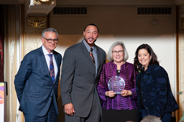 Steven Shapiro, Charlie Batch, Anne Newman, and Deborah Brodine